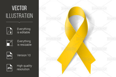 Yellow ribbon.