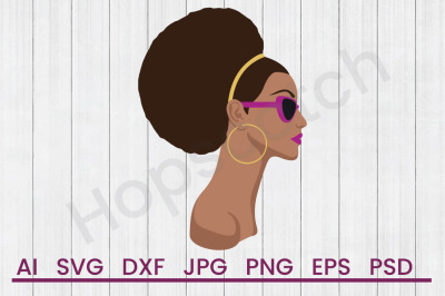 Afro Style -  SVG File, DXF File