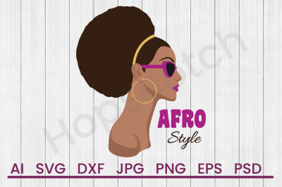 Afro Style - SVG File, DXF File