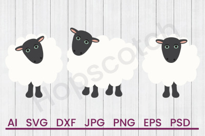 Count Sheep - SVG File, DXF File
