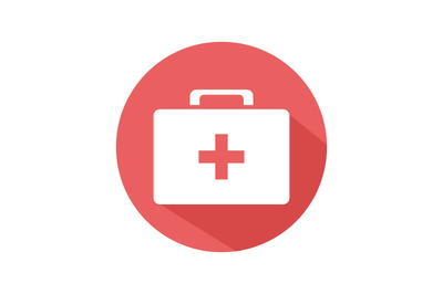 Medical suitcase icon