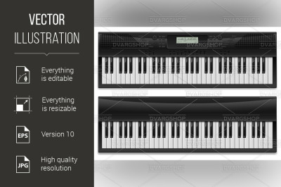 Two realistic synthesizer