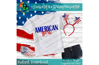 American girl svg, merica svg, 4th of july svg, Family, svg, fourth o