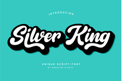 Silver King - Script Font
