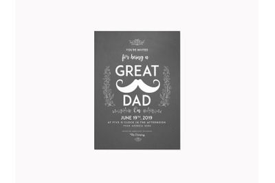 Father&#039;s Day Invitation Flyer