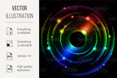 Abstract Solar system #4