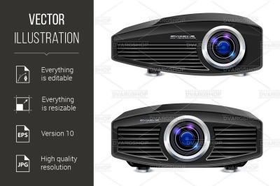 Realistic multimedia projector