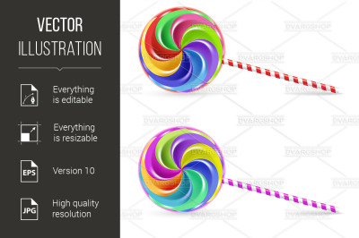 Spiral lollipop