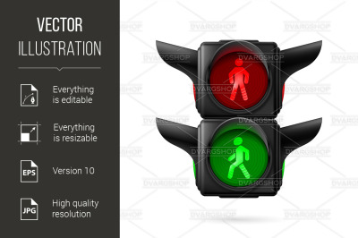 Pedestrian traffic light