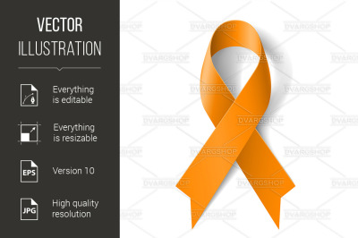 Orange ribbon