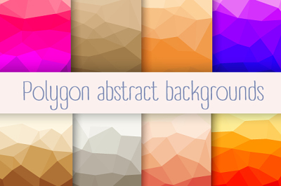 Polygon backgrounds JPG and PNG