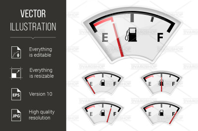 Fuel indicator.