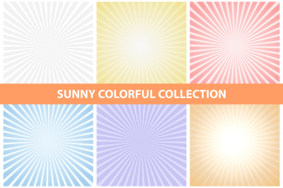Sunny colorful collection.