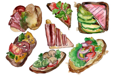 Sandwich Slut Jo Watercolor png