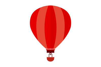 Hot air balloon icon