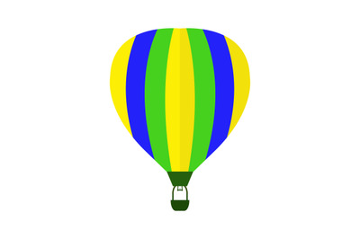 Hot air balloon icon