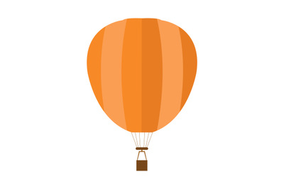 Hot air balloon icon