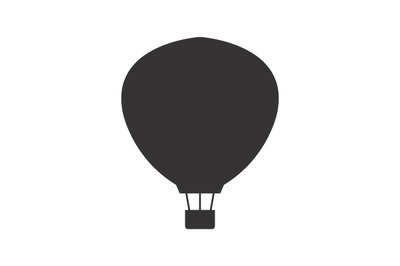 Hot air balloon icon