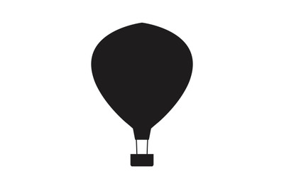 Hot air balloon icon