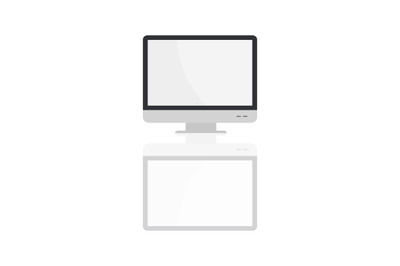 Computer monitor icon