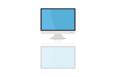 Computer monitor icon