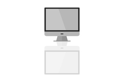 Computer monitor icon