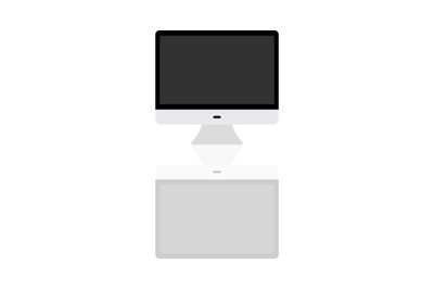 Computer monitor icon