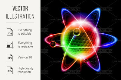 Green atom electron