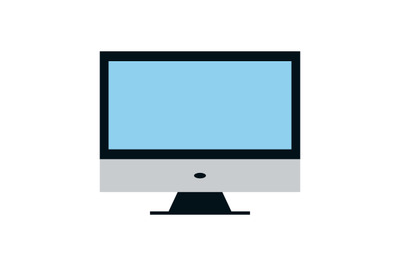 Computer monitor icon