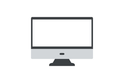 Computer monitor icon