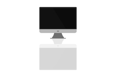 Computer monitor icon