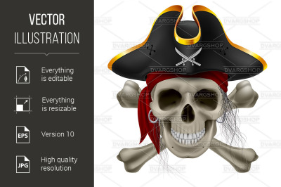 Pirate skull