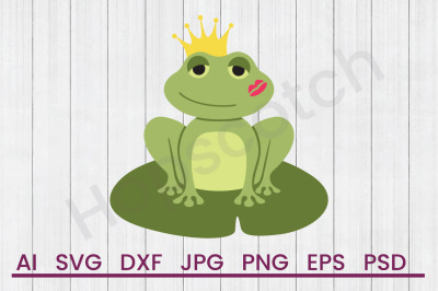 Frog Prince - SVG File, DXF File