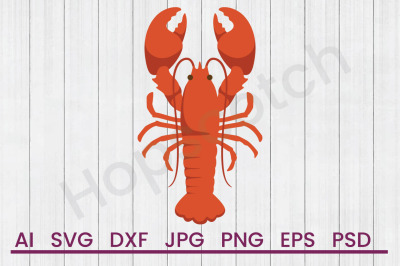 Maine Lobster - SVG File, DXF File