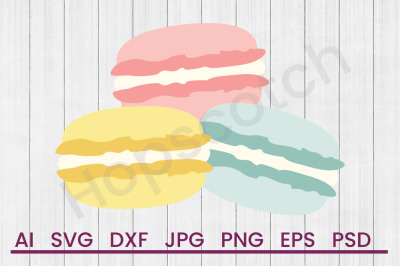 Macaroon Cookies - SVG File, DXF File