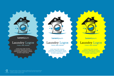 Laundry Logo Template.