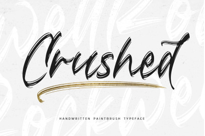Crushed - Paint Brush Script