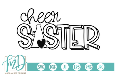 Cheer Sister SVG