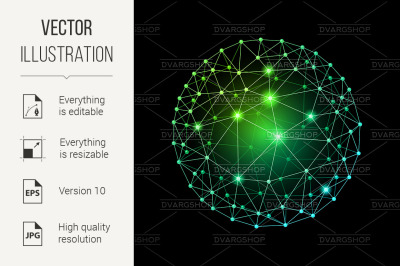 Sphere connected