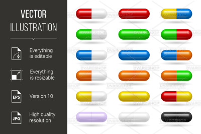 Different medical tablets