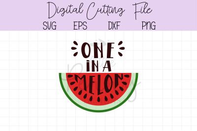 One in a Melon SVG