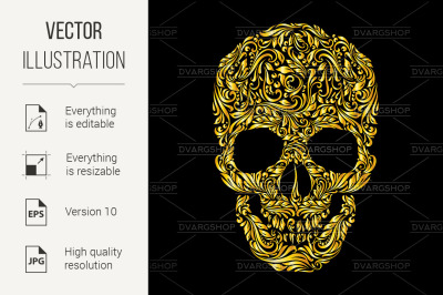 Skull pattern