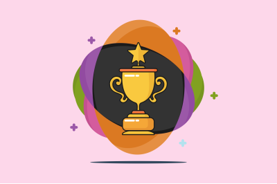 Trophy Vector with title Template&2C;