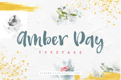Amber Day - Brush Font