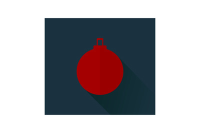 Christmas ball icon