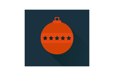 Christmas ball icon