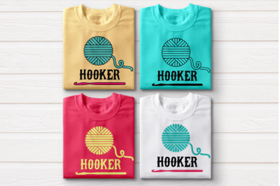 Crochet Hooker Yarn | SVG | PNG | DXF