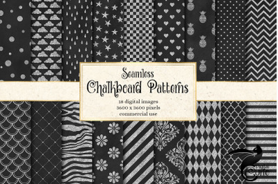 Chalkboard Pattern Digital Paper