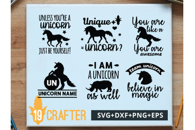 Unicorn Magic Horse Theme SVG cut file and printable file, EPS and DX