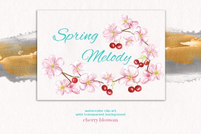 Spring Melody watercolor collection